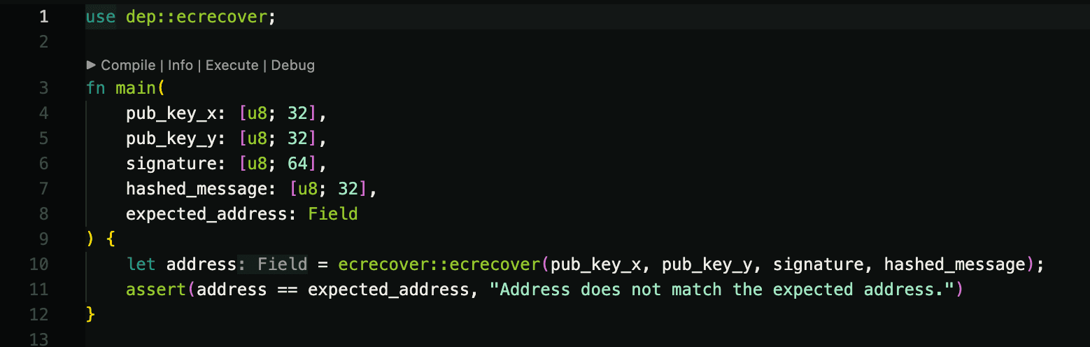 ZK-Ecrecover